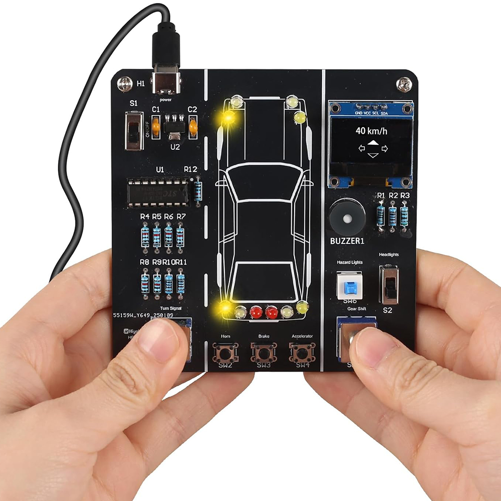 Diy Electronics For Kids - DIY Car Driving Simulation Soldering Practice