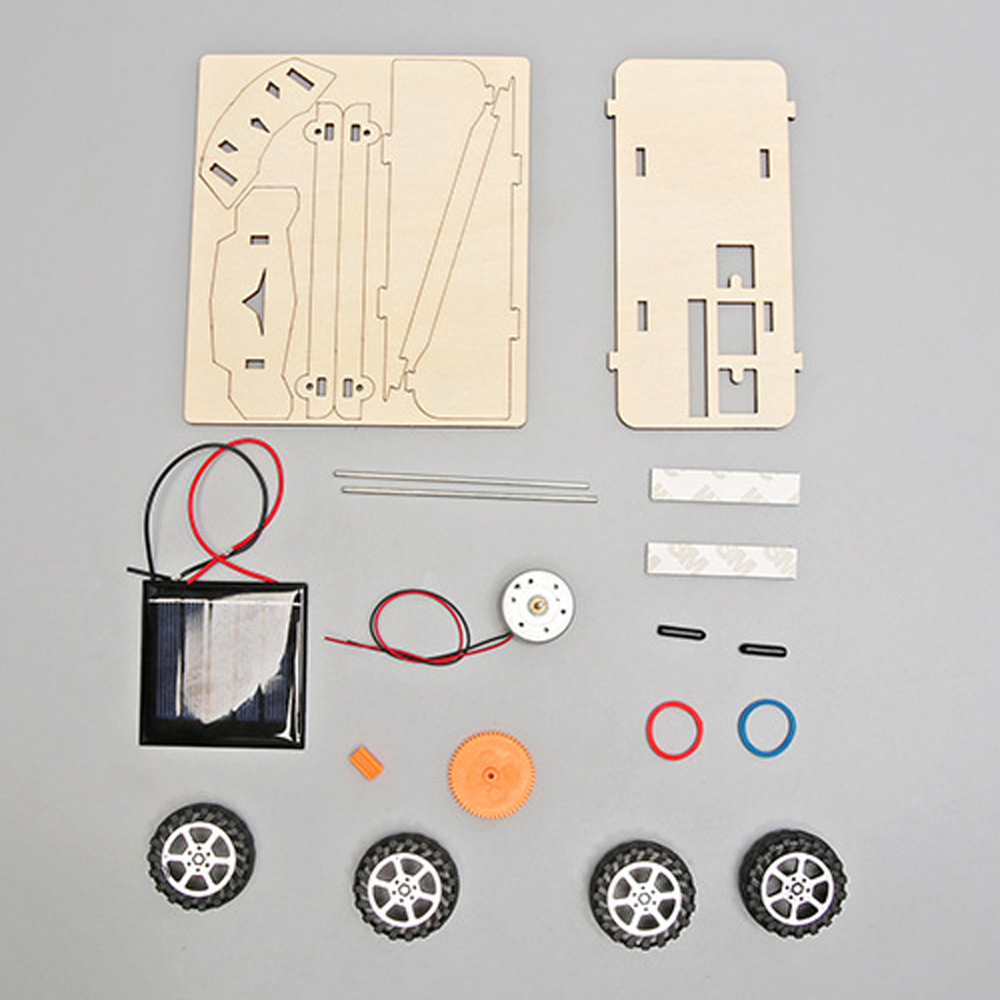 Diy Electronics For Kids - Assemble Solar DIY Car Motor Robot