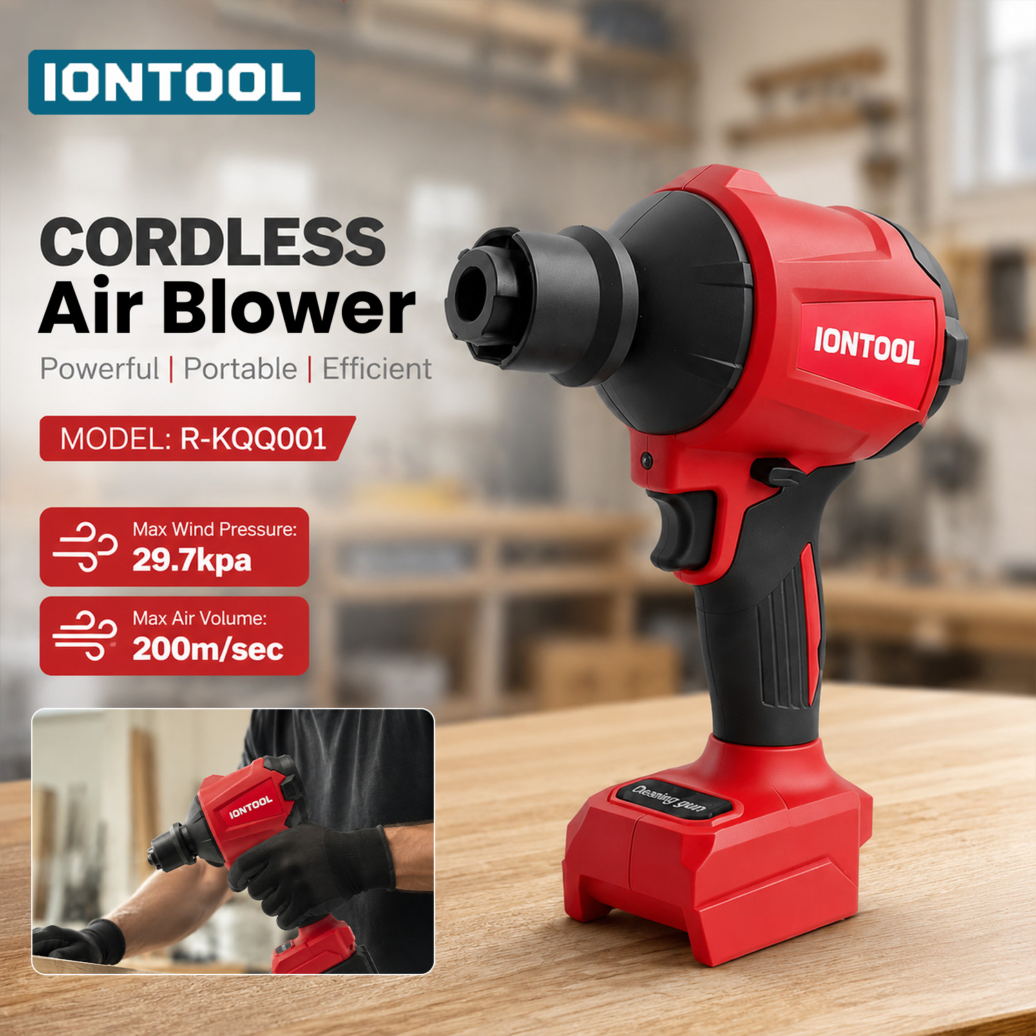 R/Diy Electronics - IONTOOL Red Electric Air Gun 200m/s