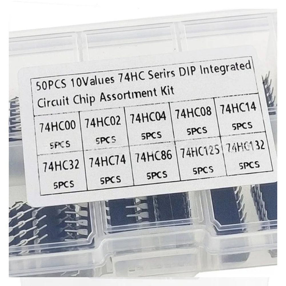 Diy Electronics Workshop - DT75BG 74HC Series IC Assortment 50Pcs
