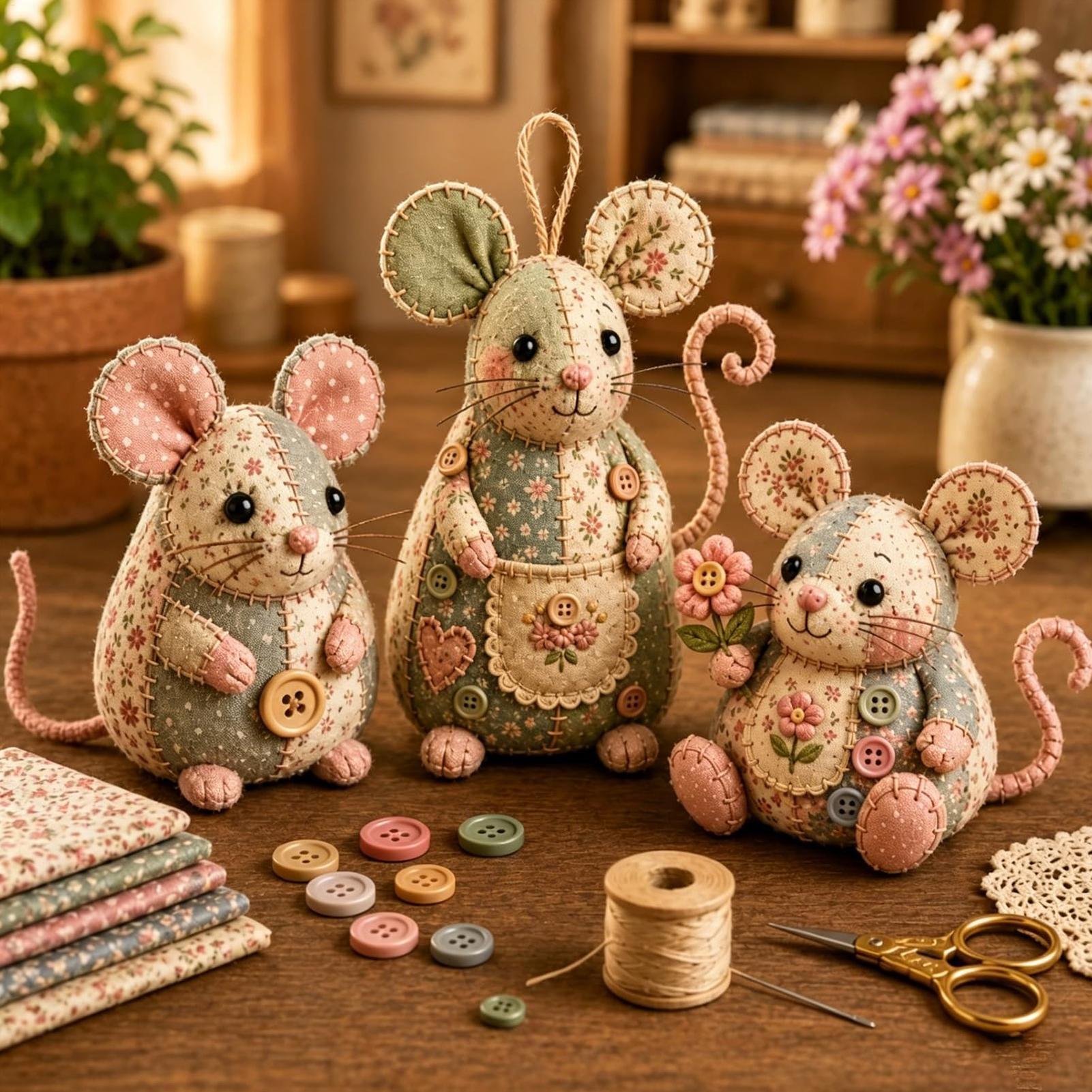 Diy Mouse Electronics - Handmade Mouse DIY Sewing Kit For