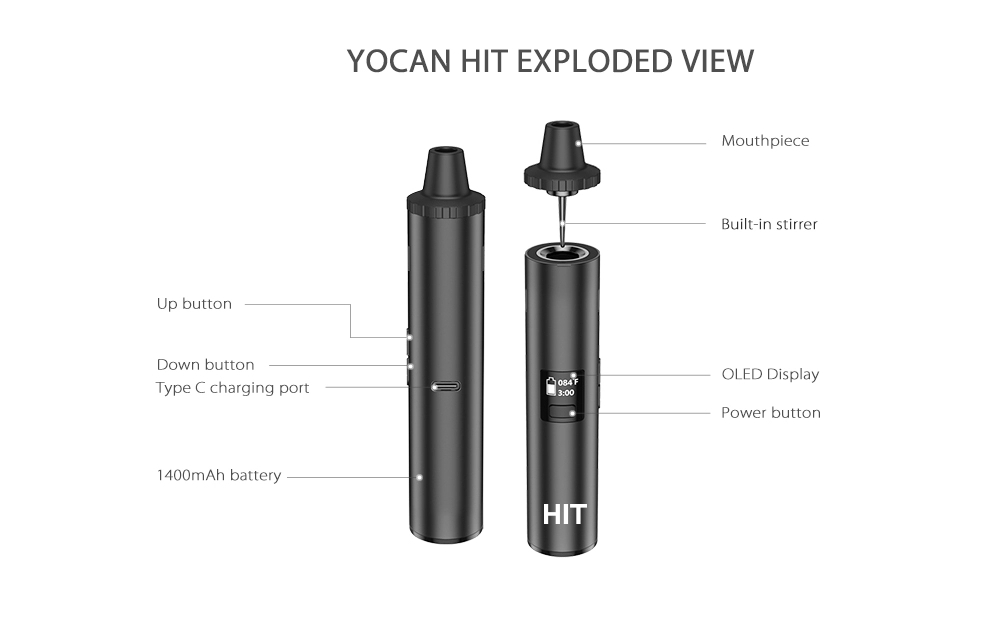 Ban Đầu Yocan Đánh Thảo Mộc Kh - đánh giá và giá Diy Vape Electronics