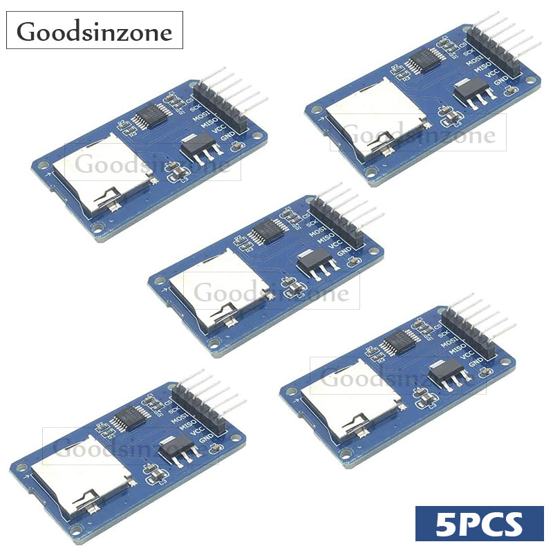 5-Pack Micro SD Card Reader Mo - đánh giá và giá Sd Card Module Spi