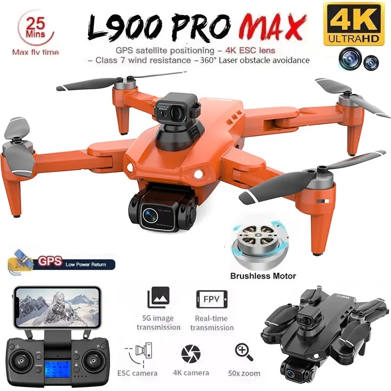 L900 Pro MAX GPS Drone 4K Prof - đánh giá và giá Diy Drone Electronics