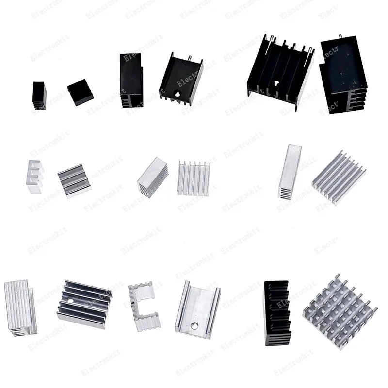 33pcs Heatsink Kit Cooler Heat - đánh giá và giá Mosfet Transistor Set