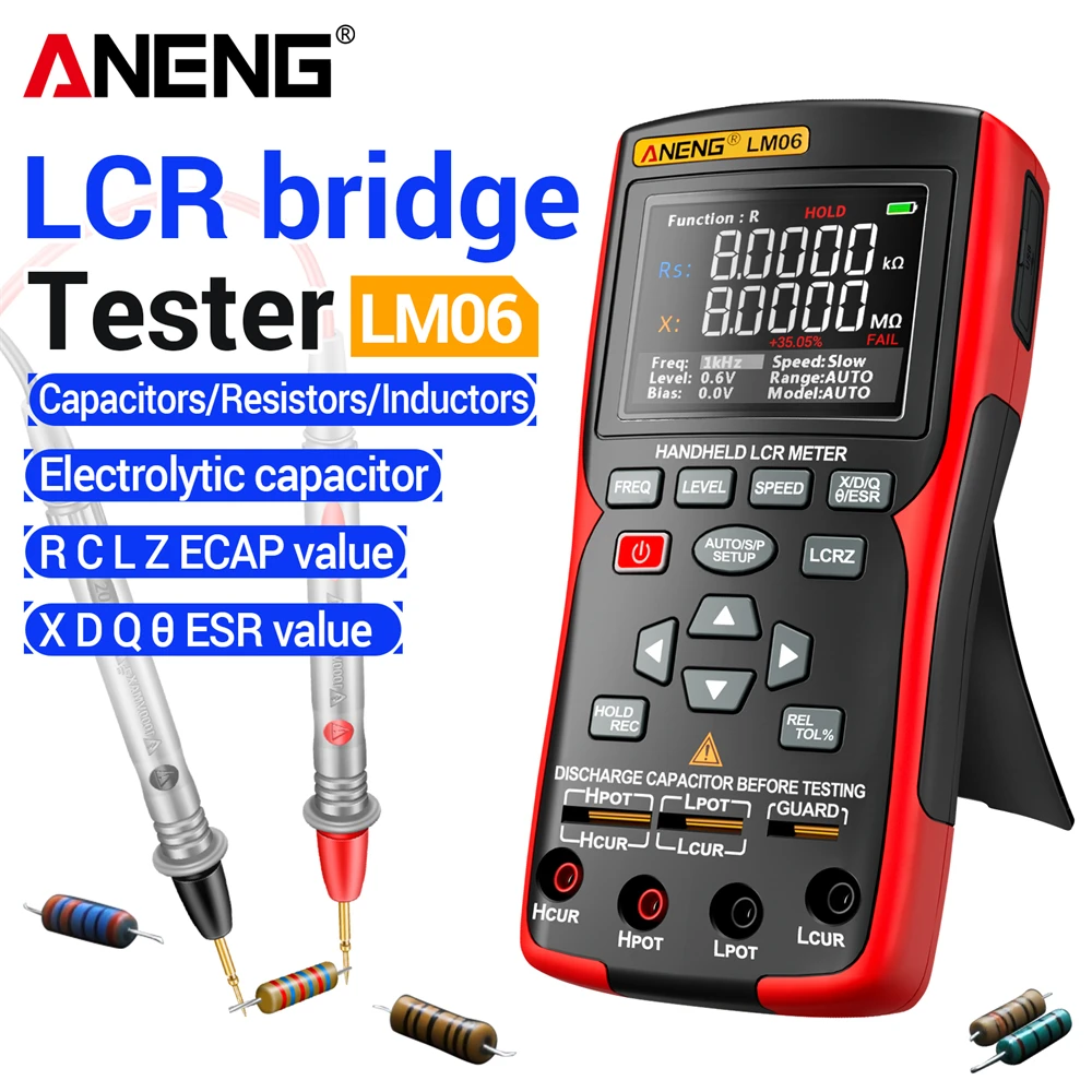 LM06 LCR Bridge Meter Electron - đánh giá và giá Diy Electronics Workshop