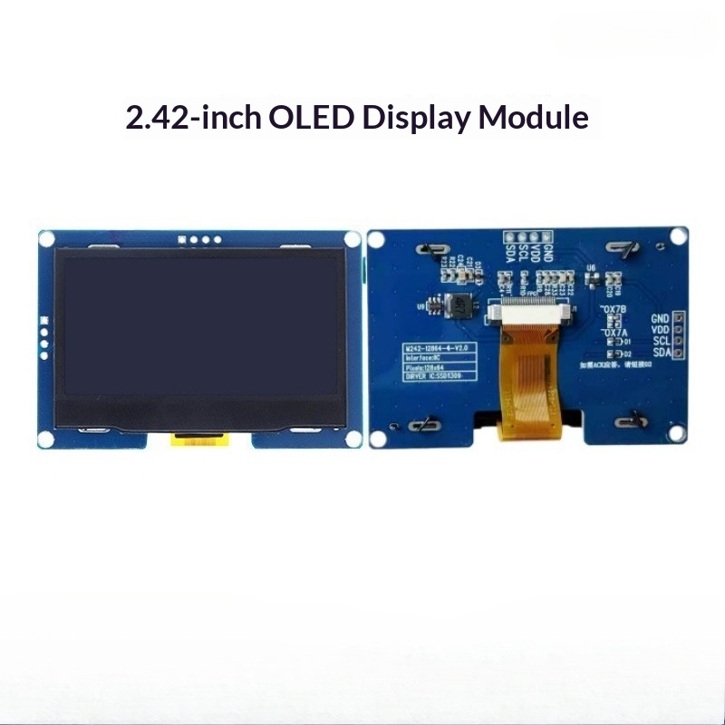 CYD 2.42-Inch OLED Screen 4-pi - đánh giá và giá Oled Display Module