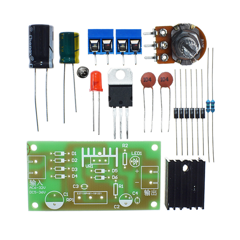 LM317 Adjustable Power Supply  - đánh giá và giá Lm317 Voltage Regulator