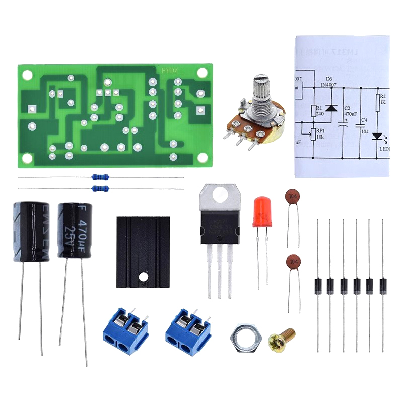 LM317 Adjustable Power Supply  - đánh giá và giá Lm317 Voltage Regulator