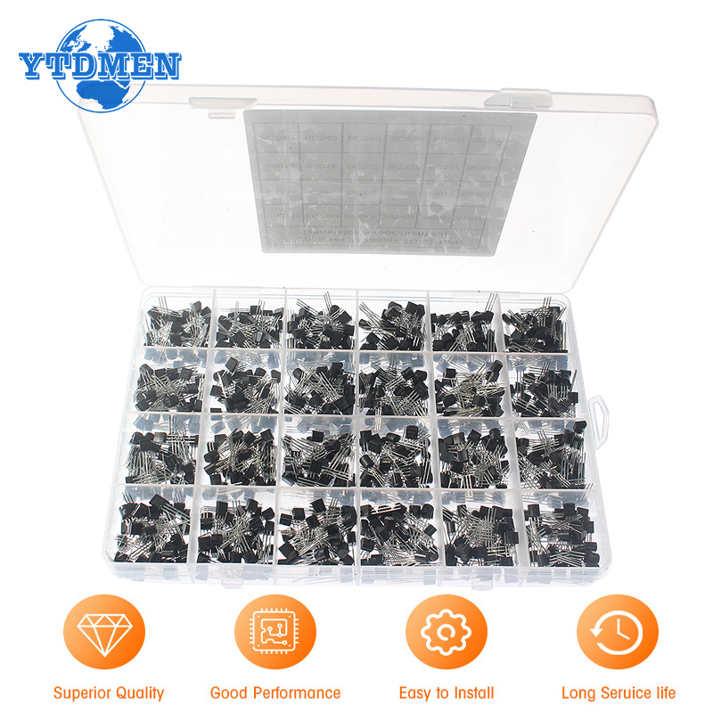 50-900PCS Transistors kit NPN  - đánh giá và giá Mosfet Transistor Set
