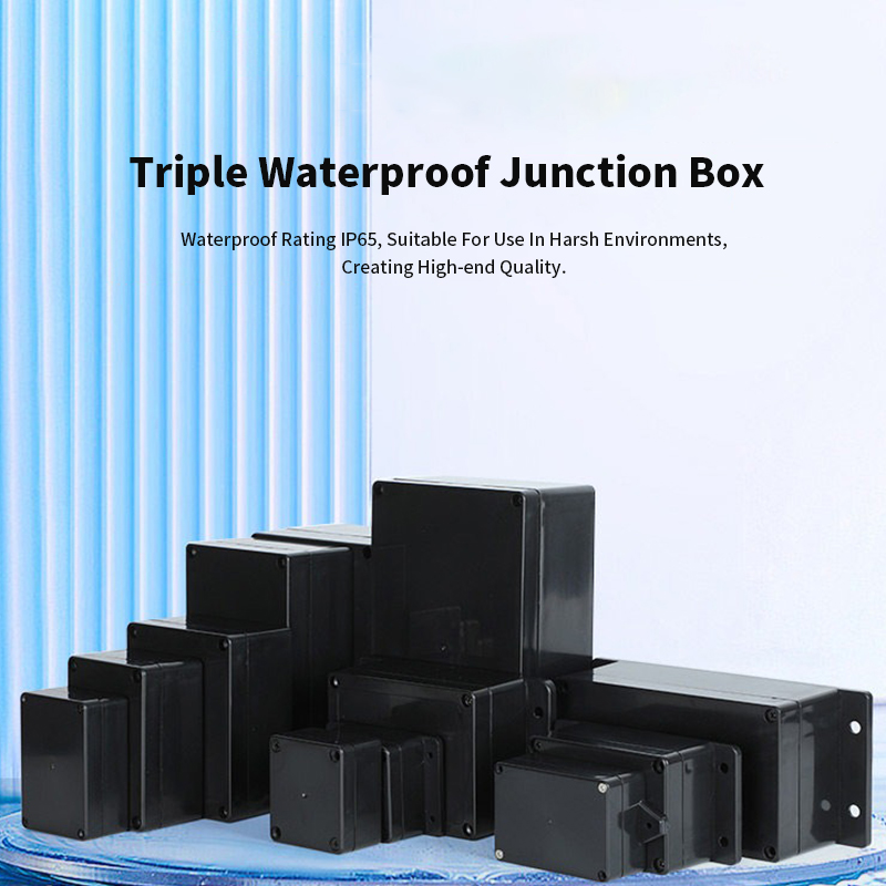 Type F Black Waterproof Juncti - đánh giá và giá Diy Electronics Housing