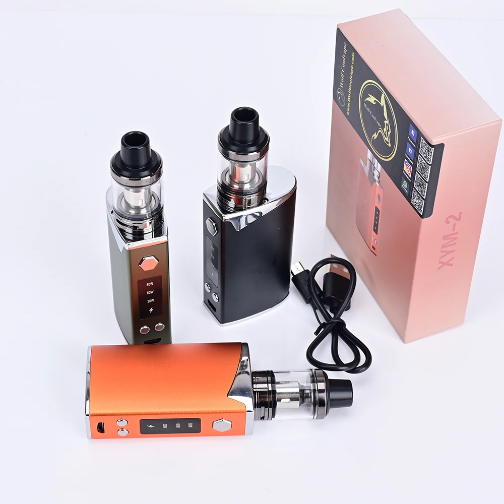 Wolfcoolvape 80W E-Cigarette S - đánh giá và giá Diy Vape Electronics