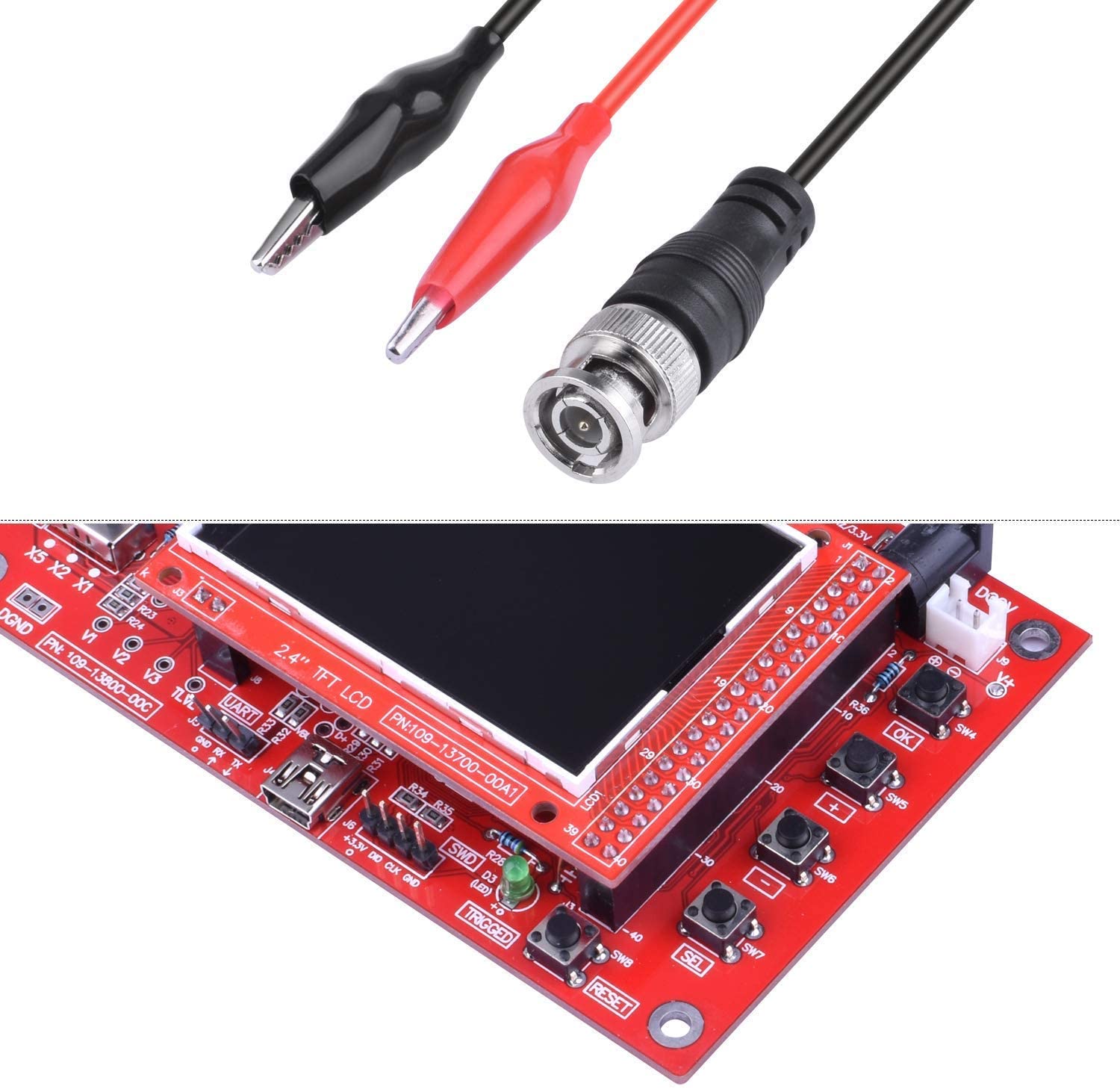 DSO138 Digital Oscilloscope DI - đánh giá và giá Diy Electronics For Kids