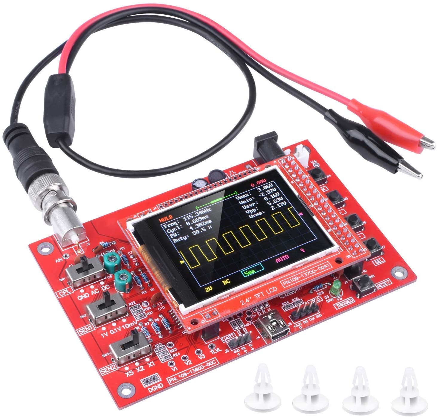 DSO138 Digital Oscilloscope DI - đánh giá và giá Diy Electronics For Kids