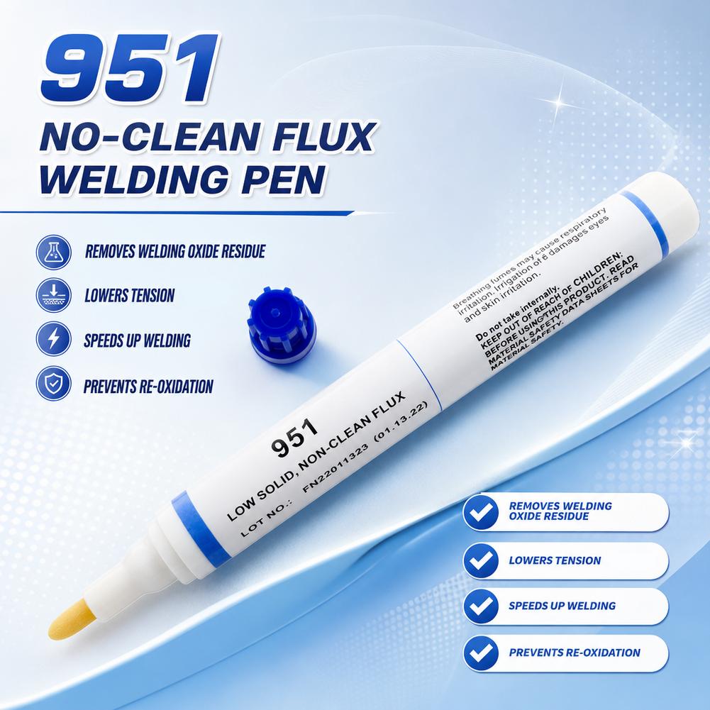 951 No‑Clean Rosin Flux Pen 10 - đánh giá và giá Diy Electronics Flux