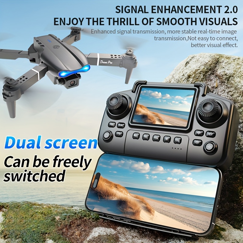E99 PRO MAX Foldable Drone wit - đánh giá và giá Diy Drone Electronics