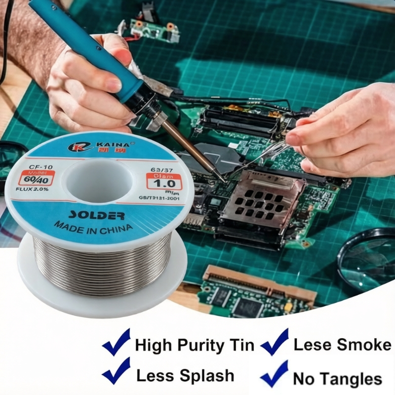 63/37 CF‑10 Rosin Core Solder  - đánh giá và giá Diy Electronics Flux