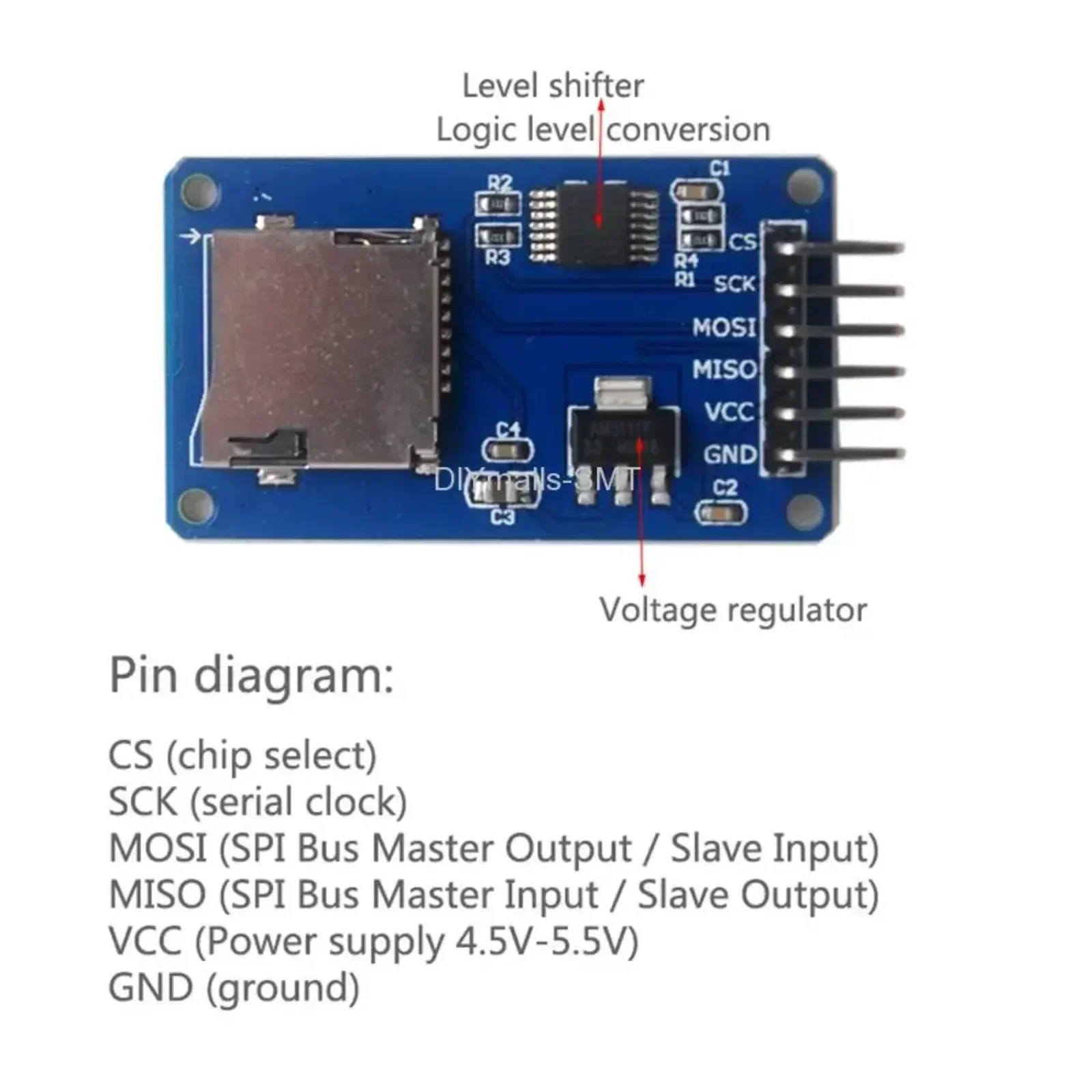 5PCS Micro SD Card Module With - đánh giá và giá Sd Card Module Spi