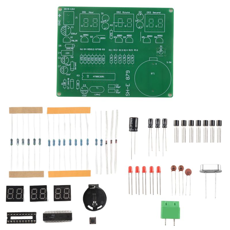 A84X-AT89C2051 6 Digital LED D - đánh giá và giá Diy Electronics Flux