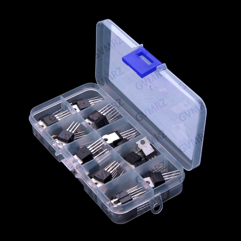10 Values ​​50 PCS IRF510 IRF5 - đánh giá và giá Mosfet Transistor Set
