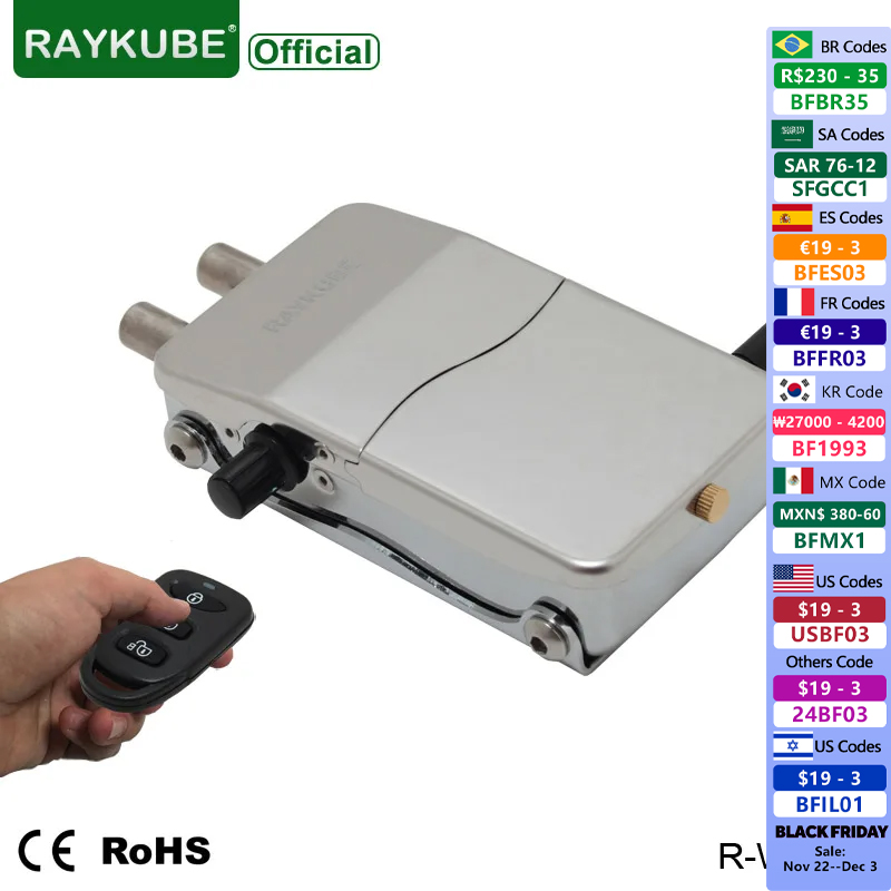 RAYKUBE Cửa Điện Tử Móc Khóa Đ - đánh giá và giá R/Diy Electronics