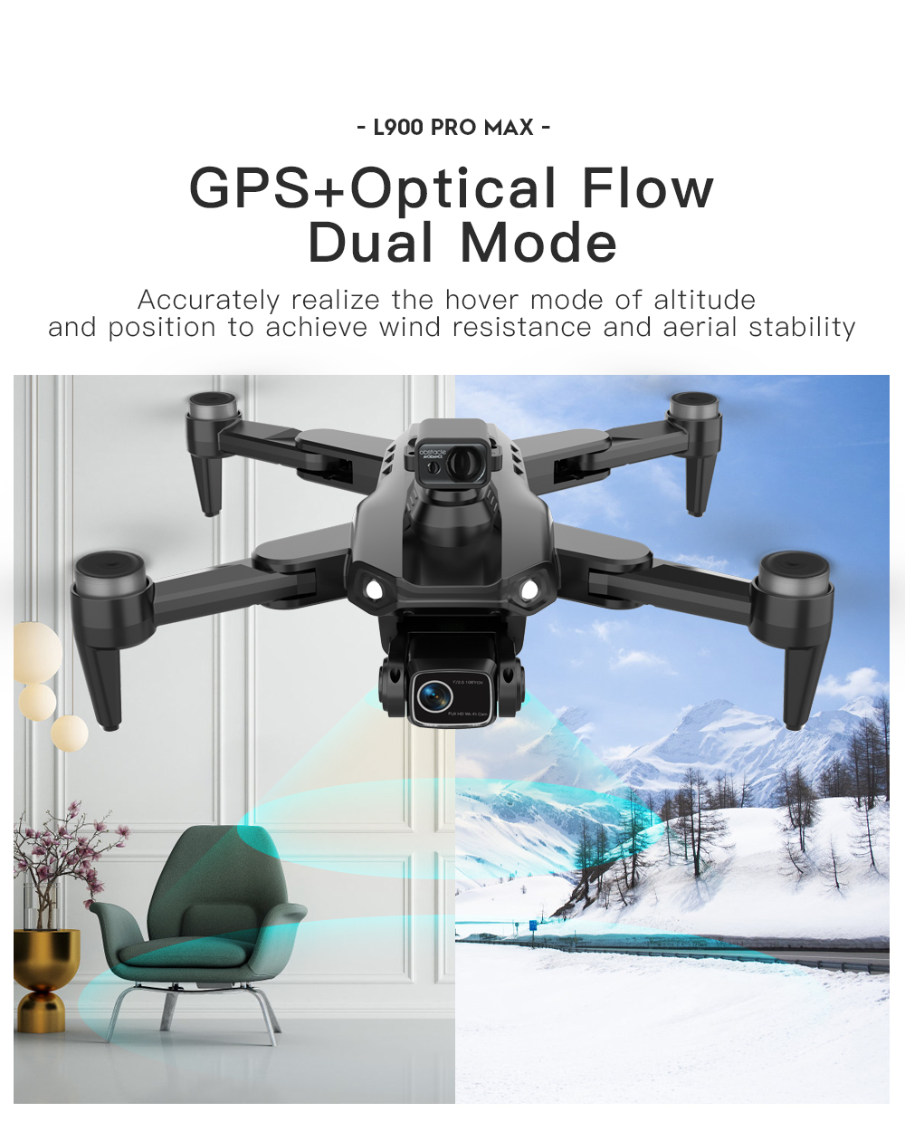 LYZRC L900 PRO MAX Laser obsta - đánh giá và giá Diy Drone Electronics