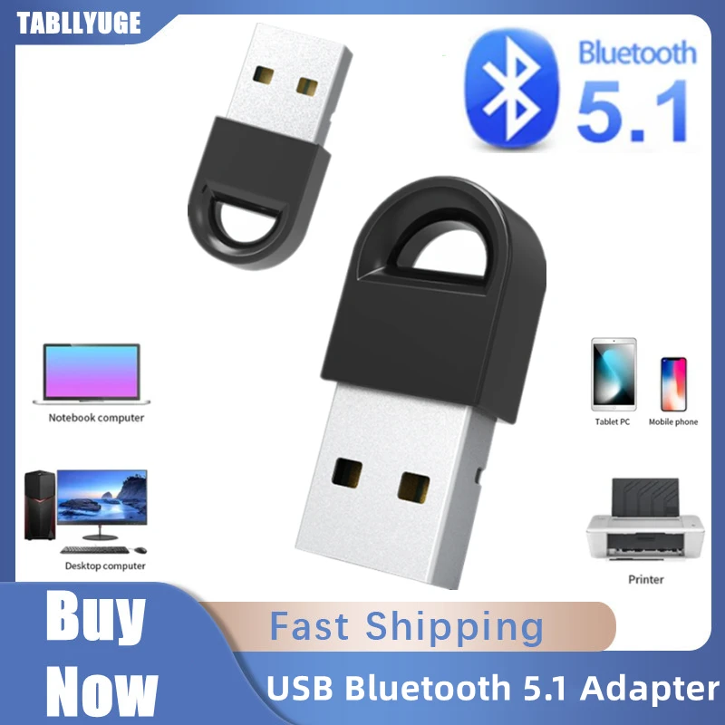 USB Bluetooth 5.1 Adapter USB  - đánh giá và giá Diy Mouse Electronics