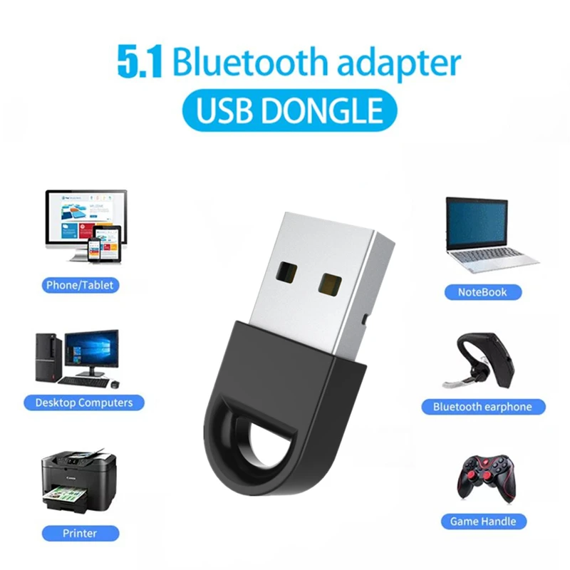 USB Bluetooth 5.1 Adapter USB  - đánh giá và giá Diy Mouse Electronics