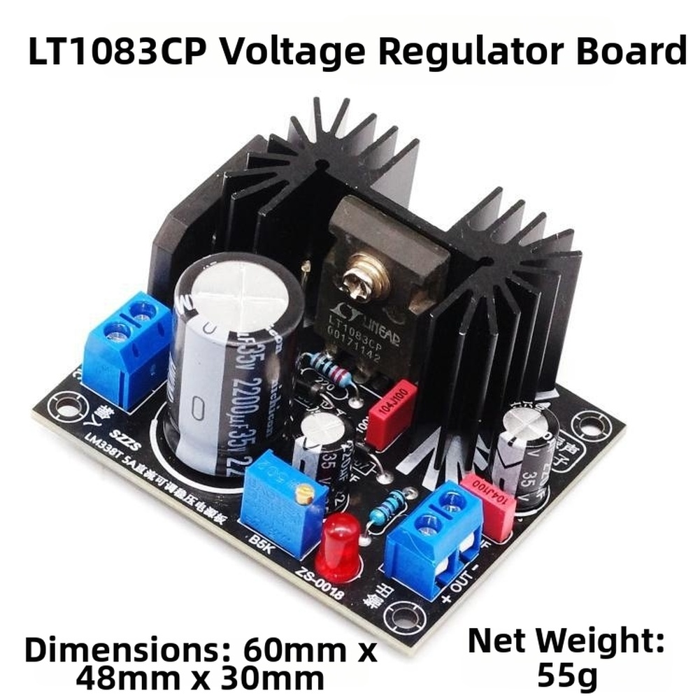 Adjustable DC Linear Regulated - đánh giá và giá Lm317 Voltage Regulator