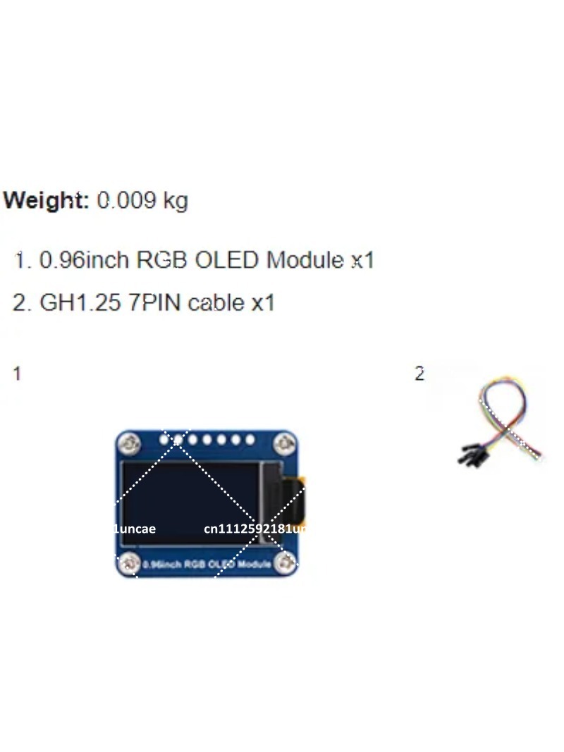0.96inch RGB OLED Display Modu - đánh giá và giá Oled Display Module