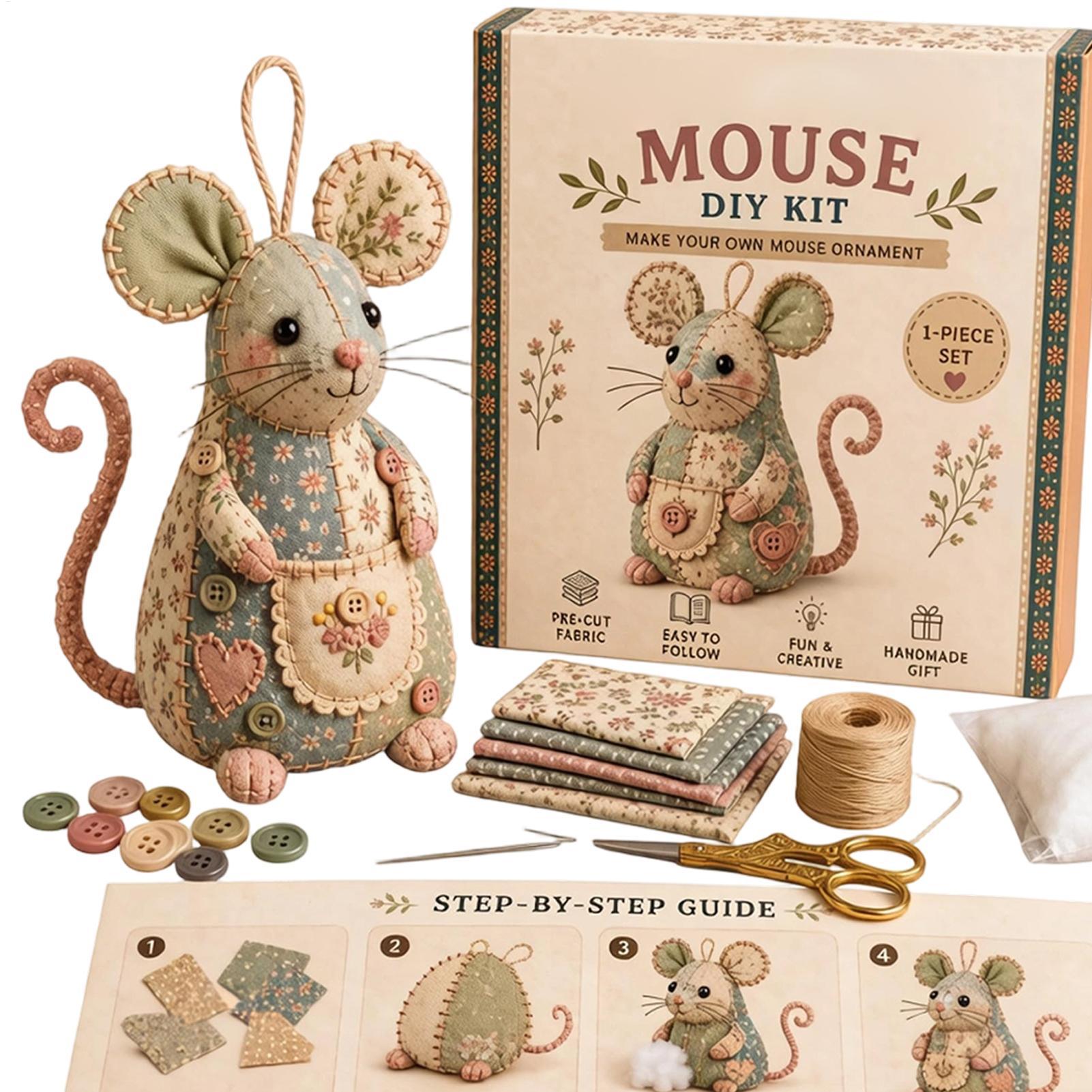 Handmade Mouse DIY Sewing Kit  - đánh giá và giá Diy Mouse Electronics
