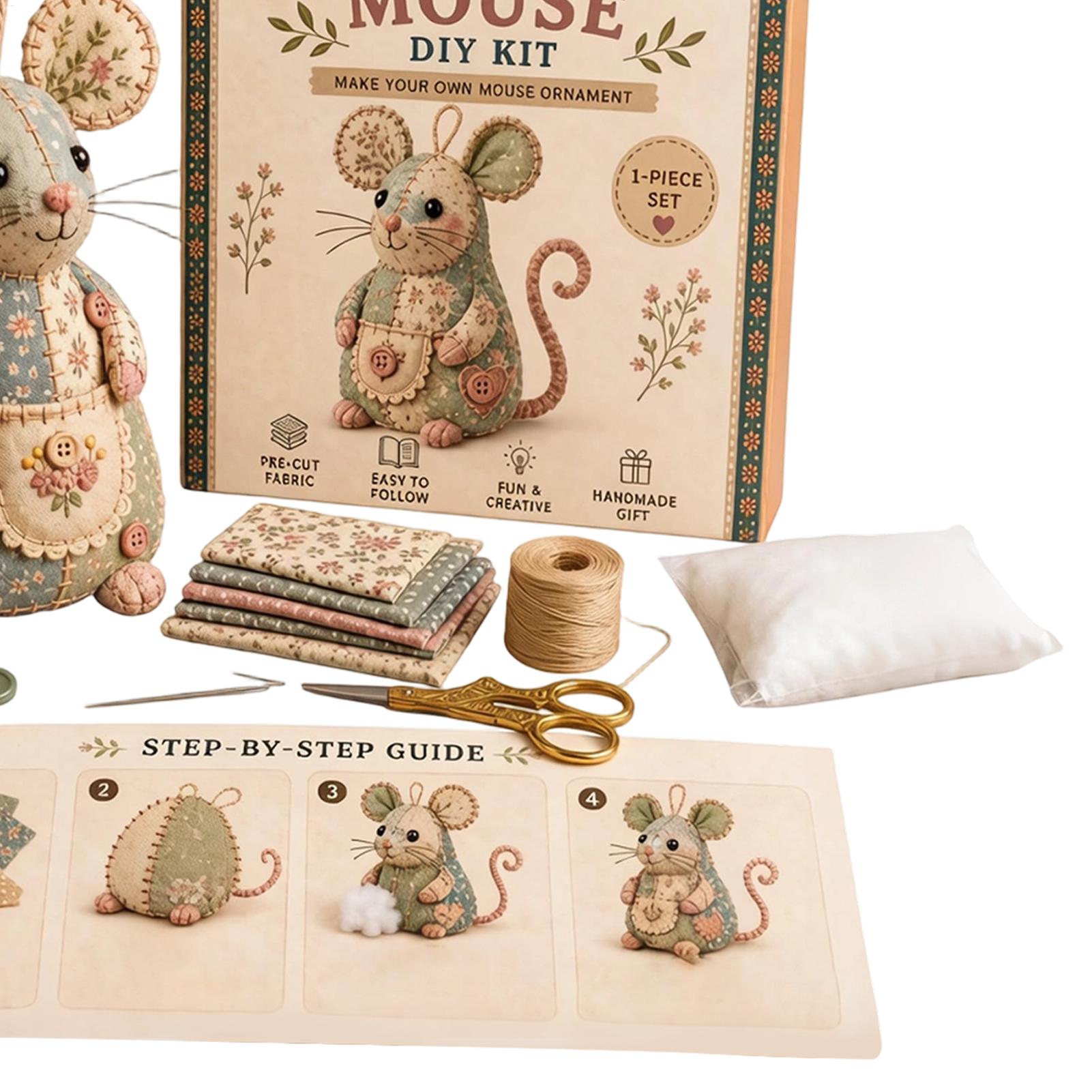 Handmade Mouse DIY Sewing Kit  - đánh giá và giá Diy Mouse Electronics
